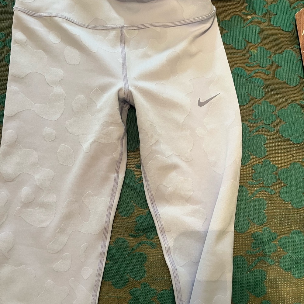 Nike Kids' Lavender Camo-Texture Leggings